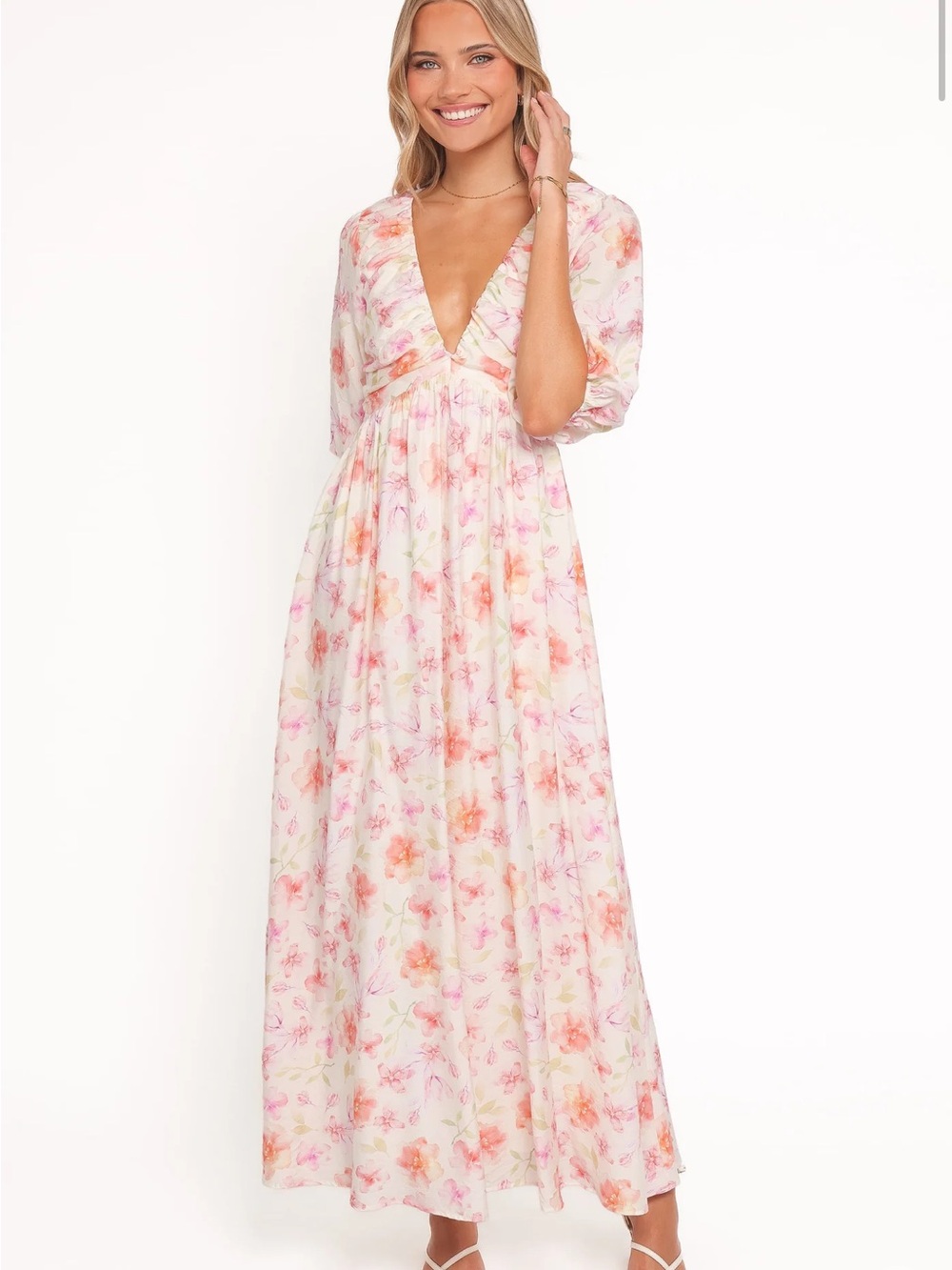 Petal & Pup Andara Maxi Dress – Floral – Size Large